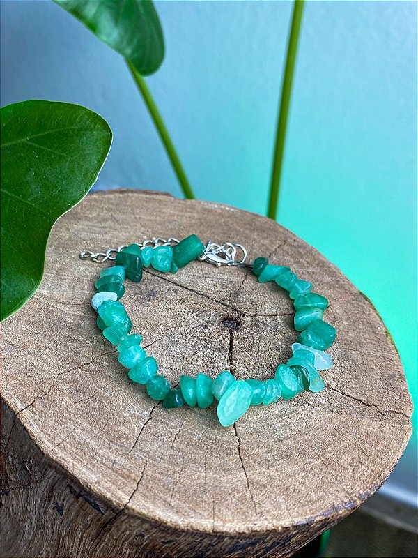 Pulseira de Quartzo Verde