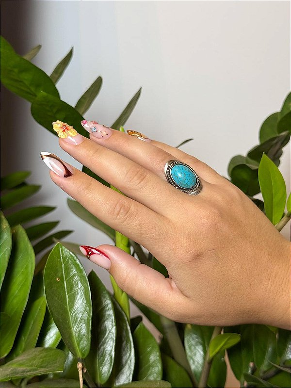 Anel Hippie Mudra | Howlita