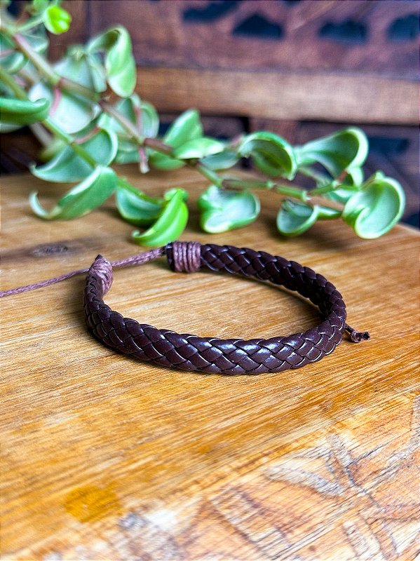 Pulseira Trama | Marrom