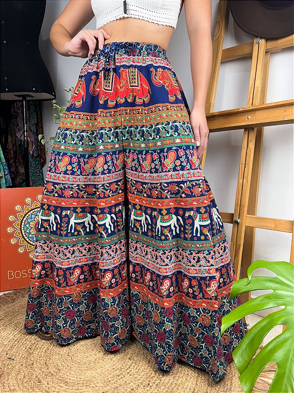 Calça Indiana Pantalona
