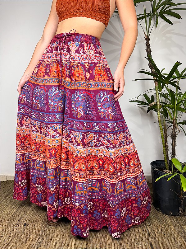 Calça Indiana Pantalona