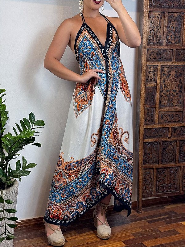 Vestido Indiano Guarani | Branco