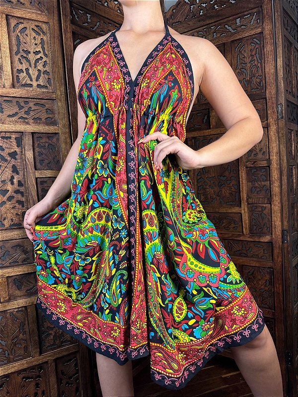 Vestido Risoflora | Preto