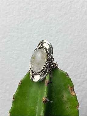 Anel Hippie Mudra | Quartzo Branco
