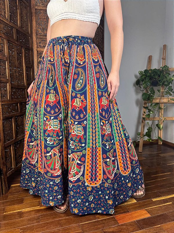 Calça Indiana Pantalona