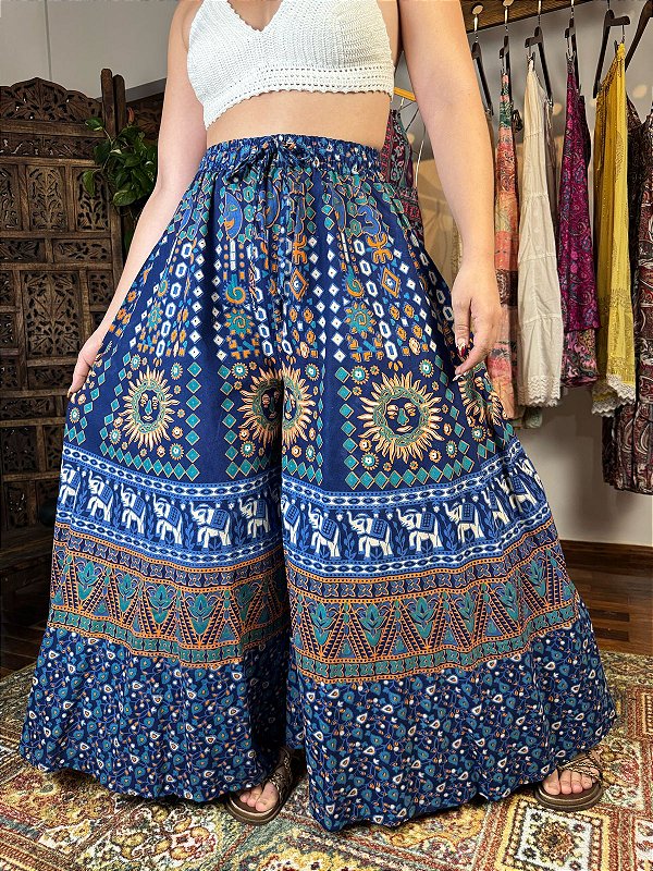 Calça Indiana Pantalona