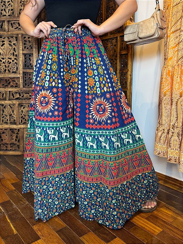 Calça Indiana Pantalona