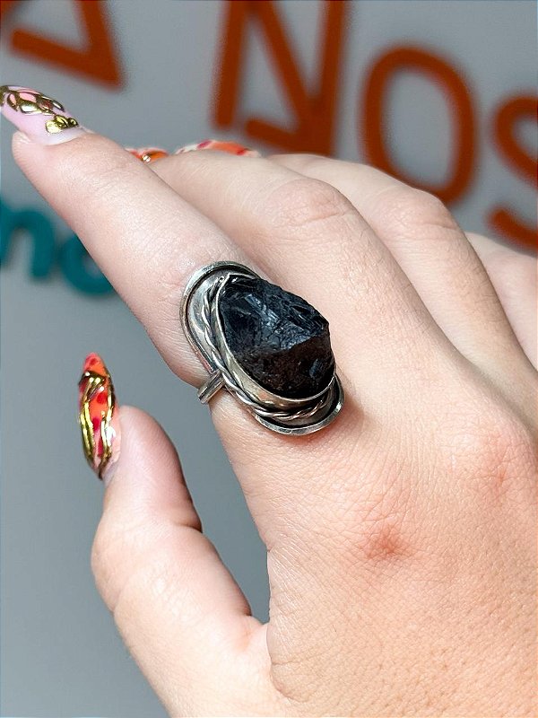 Anel Hippie Mudra | Turmalina