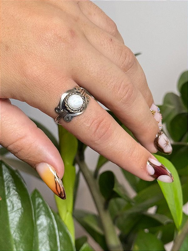 Anel Hippie Mudra | Madre  Pérola