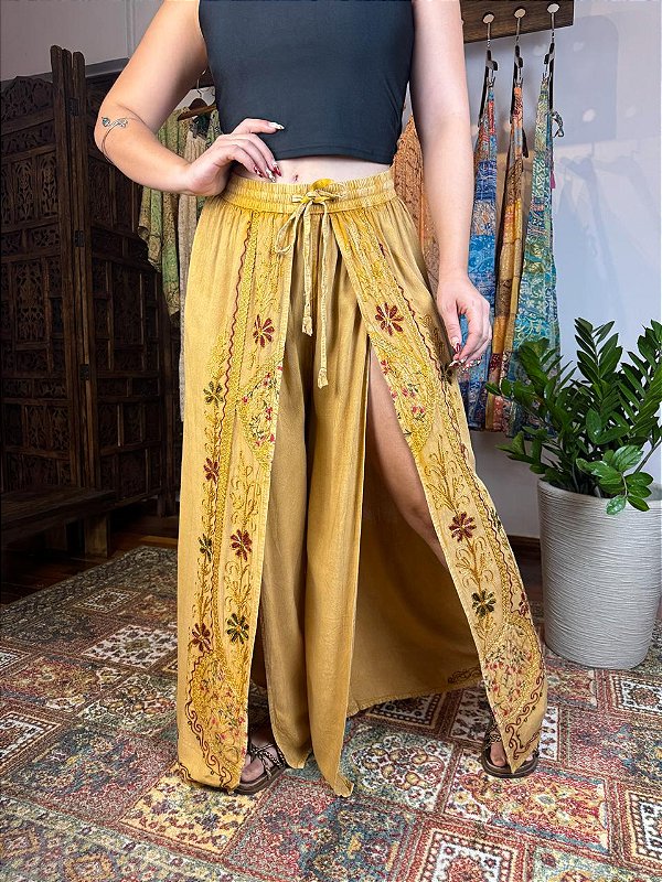Calça Indiana Ísis | Caramelo
