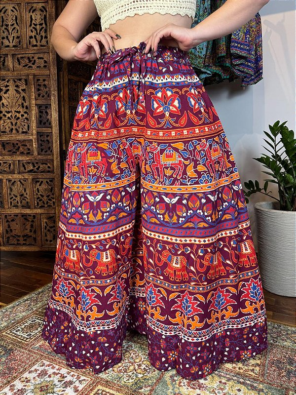 Calça Indiana Pantalona