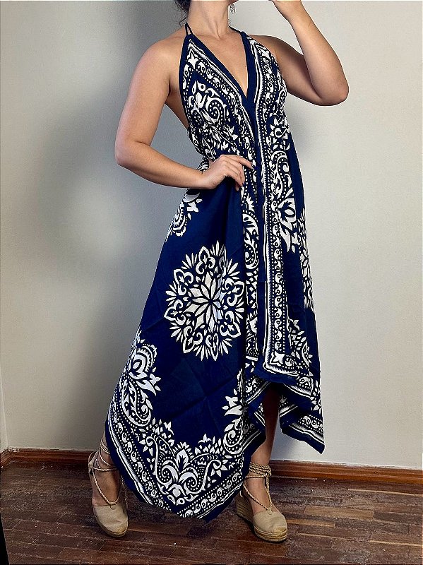 Vestido Tupi | Marinho
