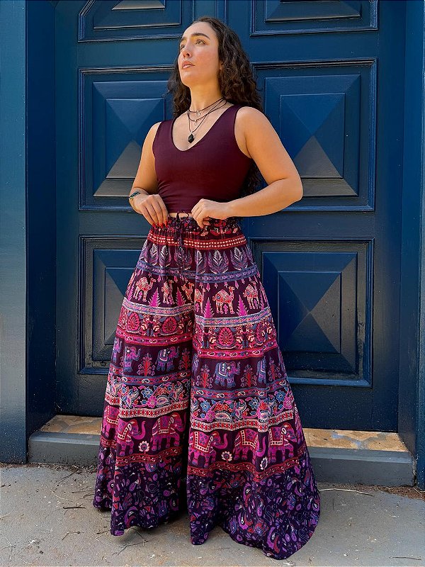 Calça Indiana Pantalona