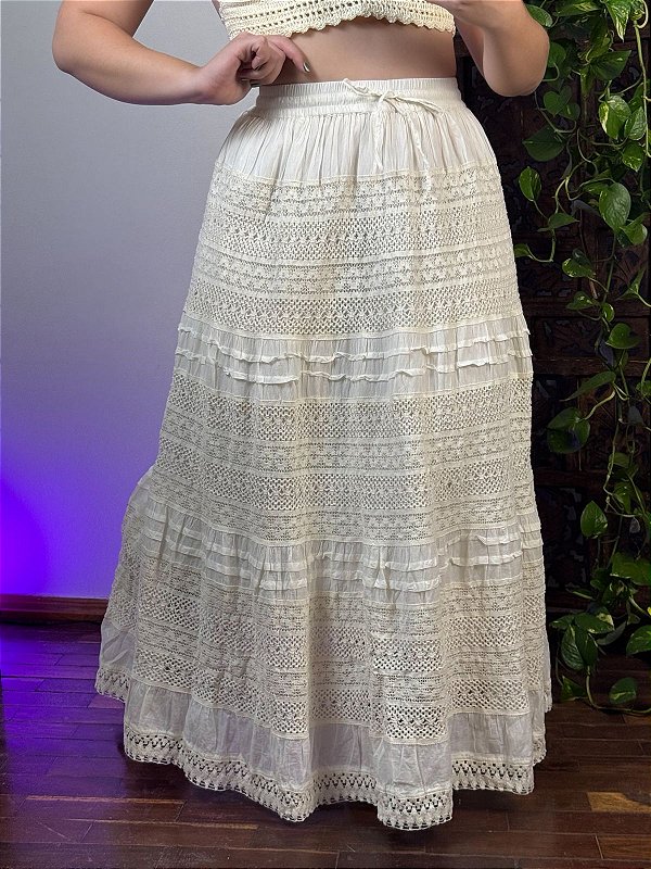 Saia Boho Jannis | Marfim