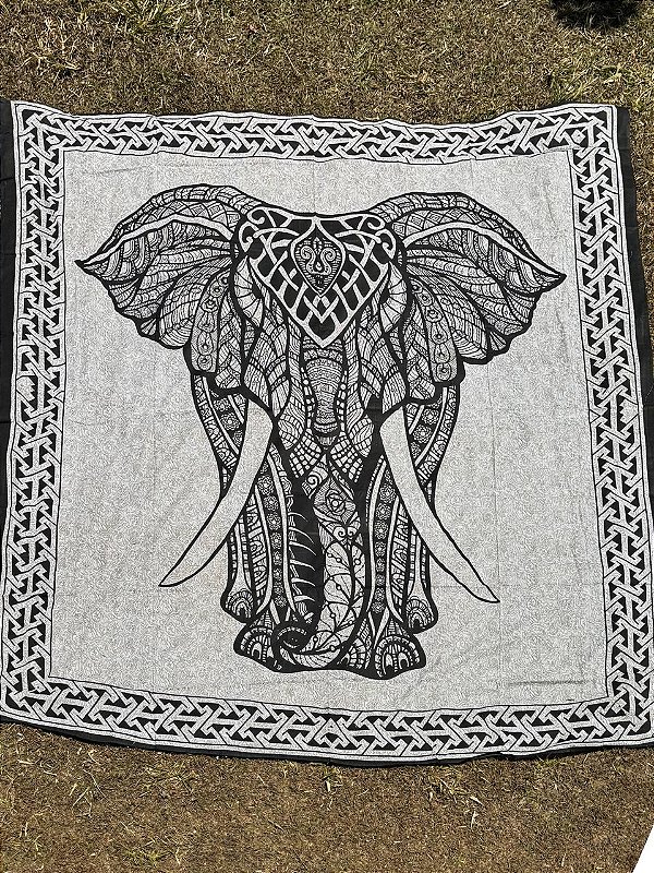 Colcha Indiana | Elefante Casal