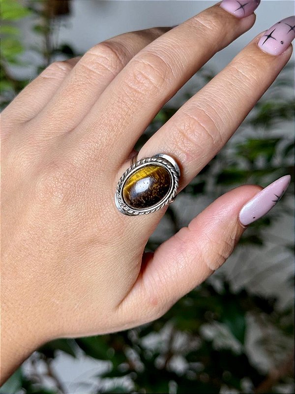 Anel Mudra | Olho de Tigre