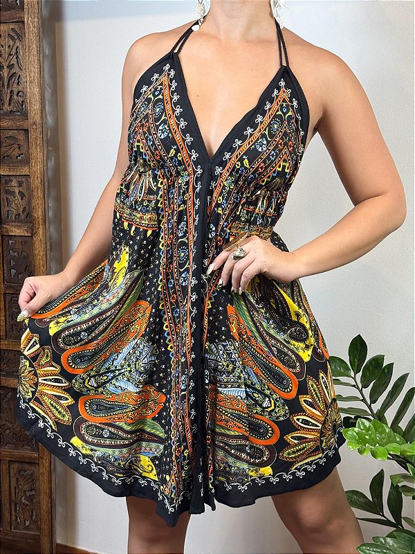 Vestido Indiano Barbarella | Preto