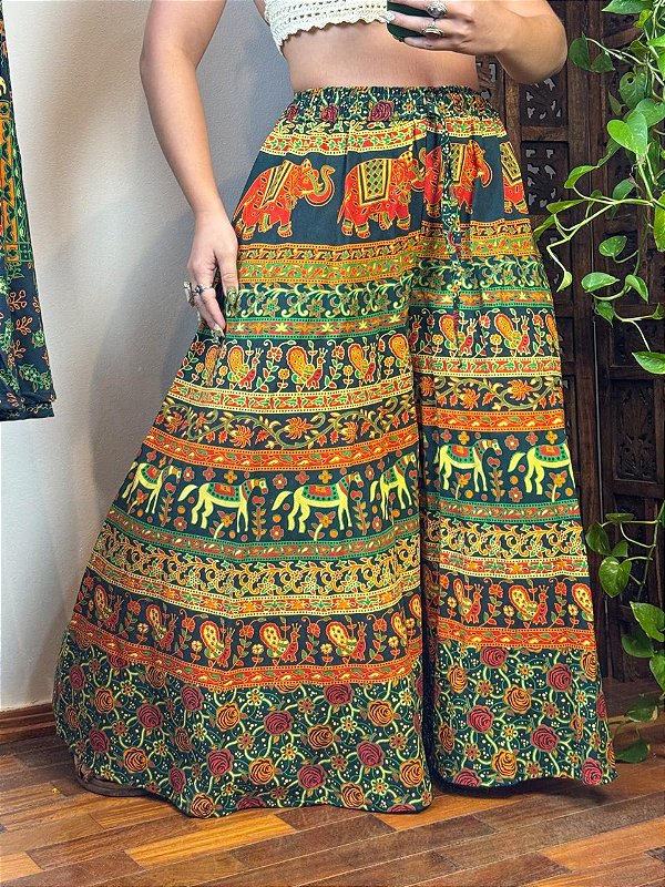 Calça Indiana Pantalona