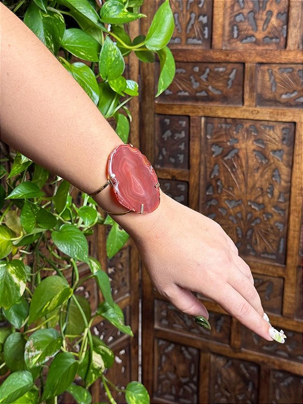 Bracelete Mystic | Ágata de Fogo