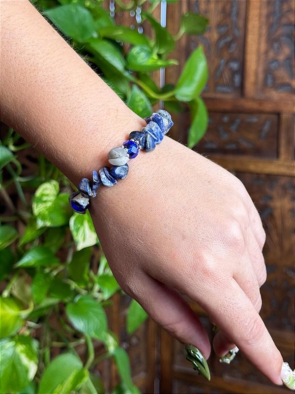 Pulseira Gypsy | Quartzo Azul