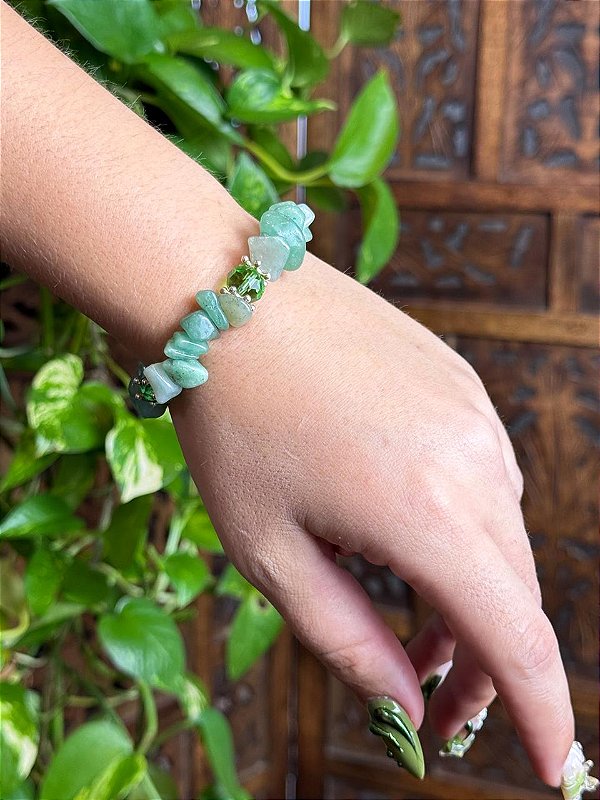 Pulseira Gypsy | Quartzo Verde