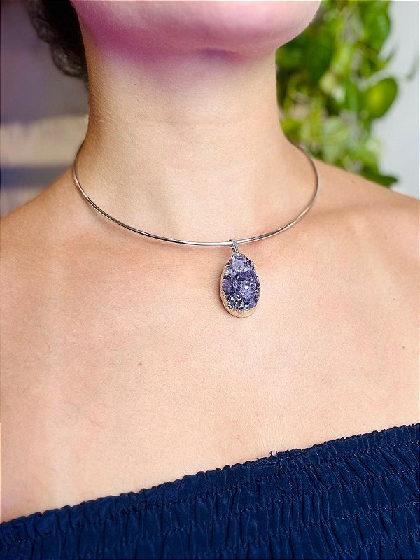 Gargantilha Pangeia | Ametista