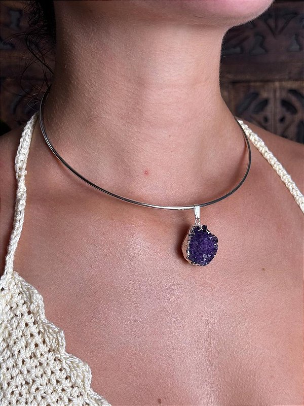 Gargantilha Pangeia | Ametista