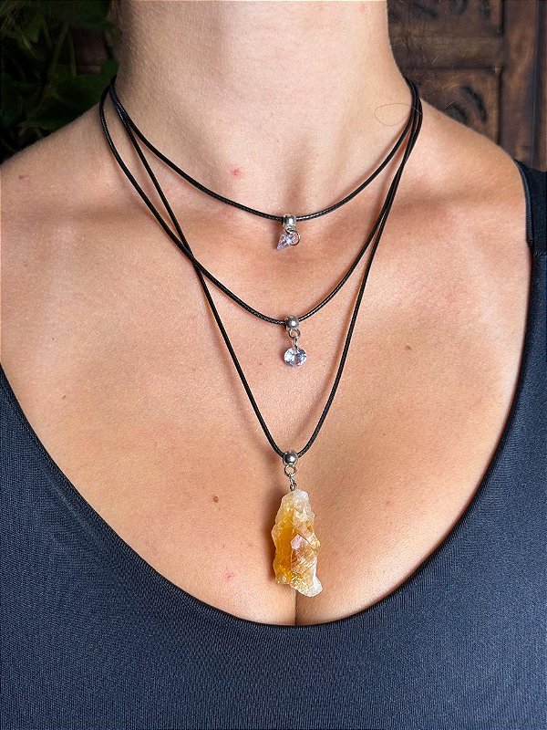 Colar Fairy | Citrino