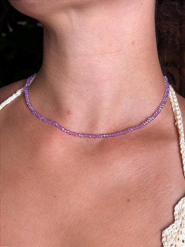 Choker Cristal | Lilac