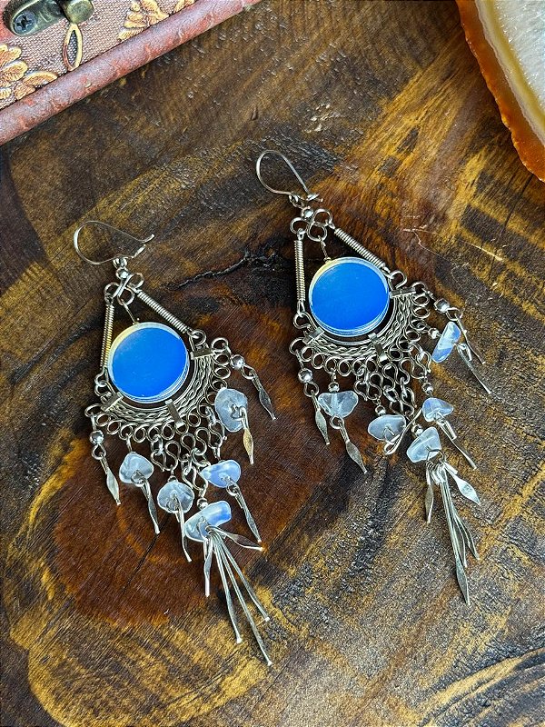 Brinco Hippie | Resina Lua