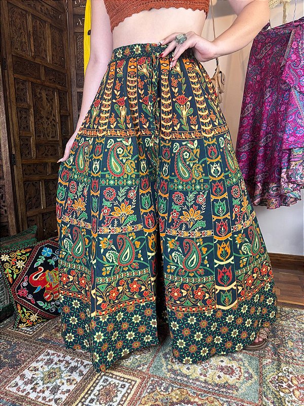 Calça Indiana Pantalona