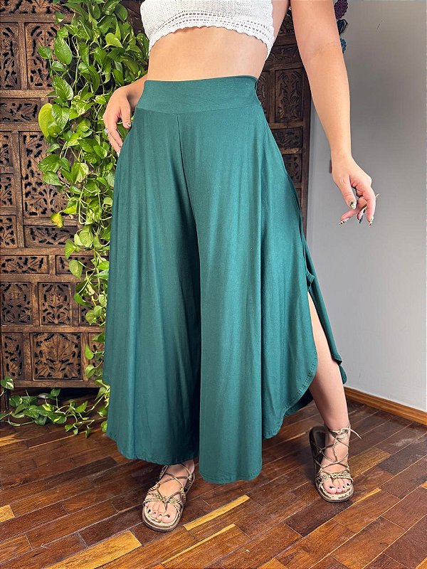 Calça Indiana Aurora | Verde Militar