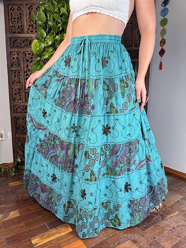 Saia Indiana Cora | Turquesa