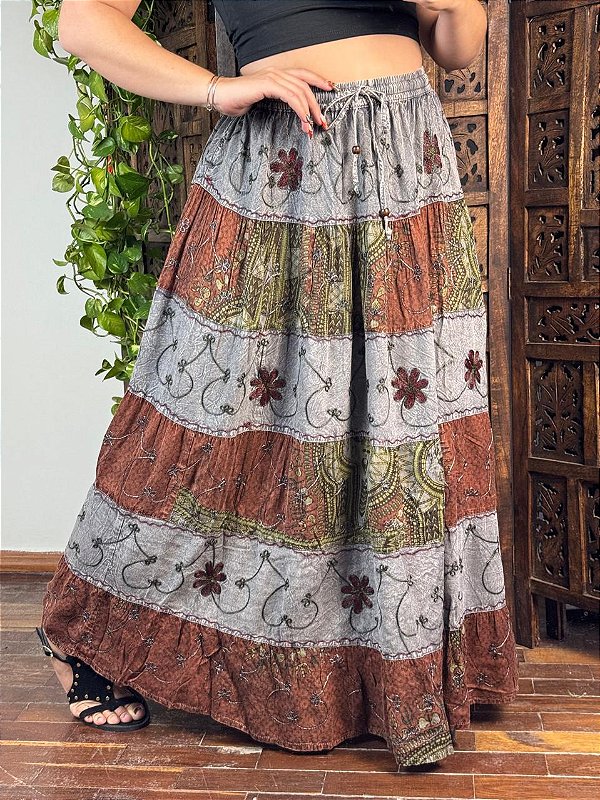 Saia Indiana Cora | Cinza