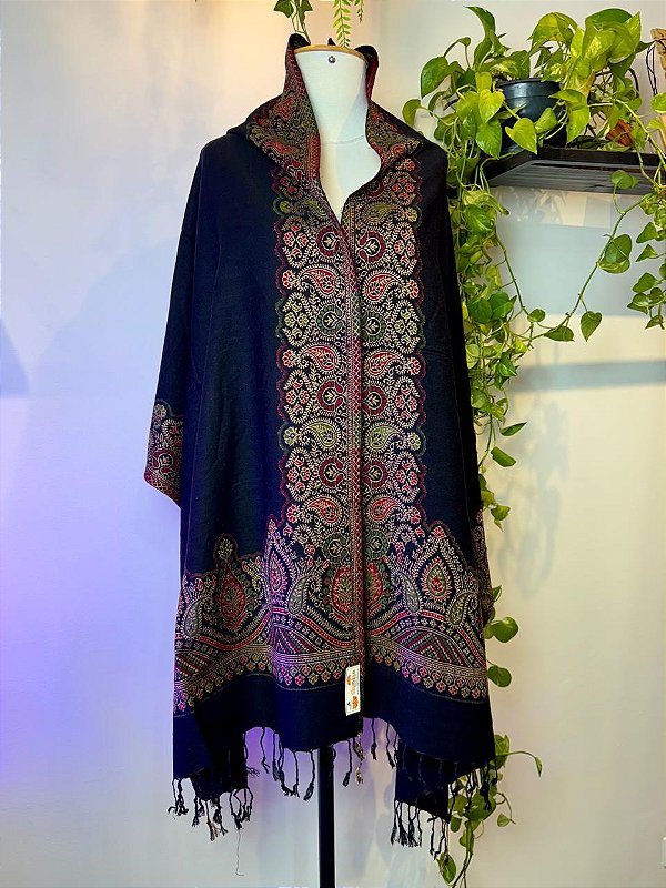 Pashimina Bohemian | Preto II
