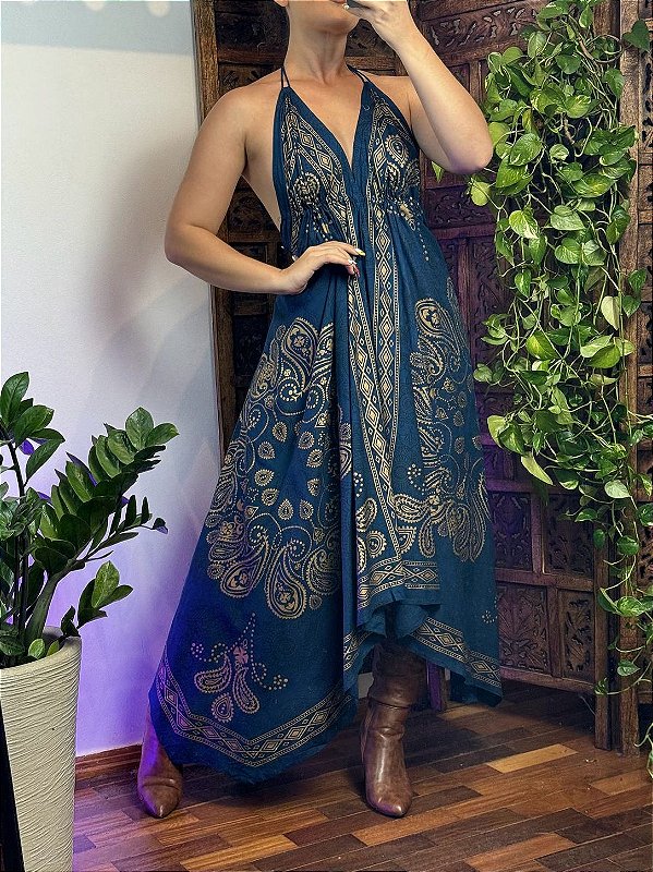 Vestido Yuna | Azul