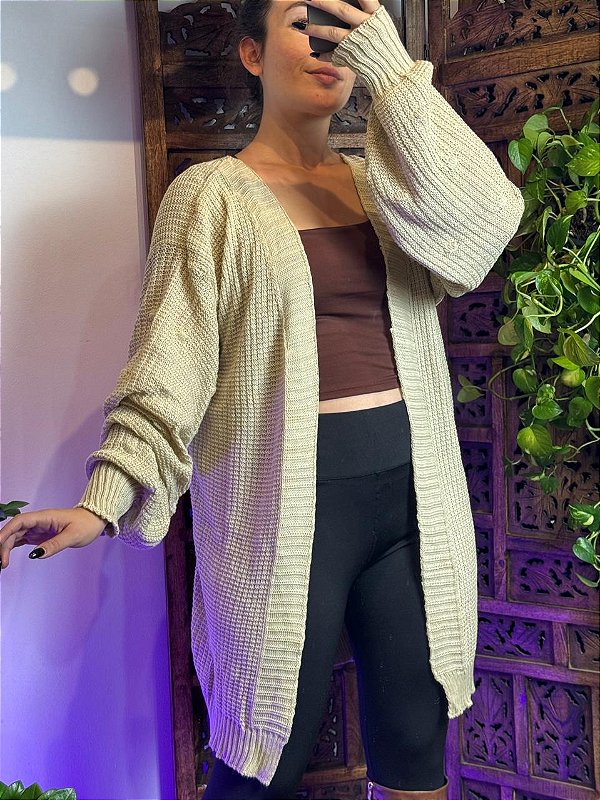 Cardigan Hippie | Areia