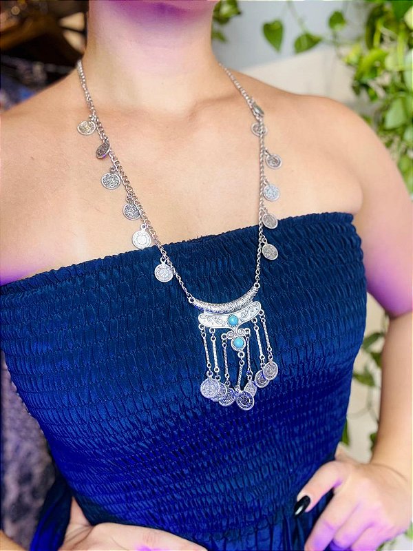 Colar Hazel | Aquamarine