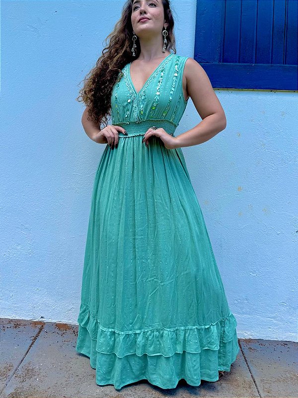 Vestido Indiano Meraki 2.0 | Menta