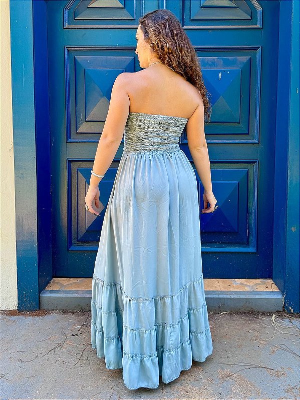 Vestido Indiano Gaia | Prata (bazar)