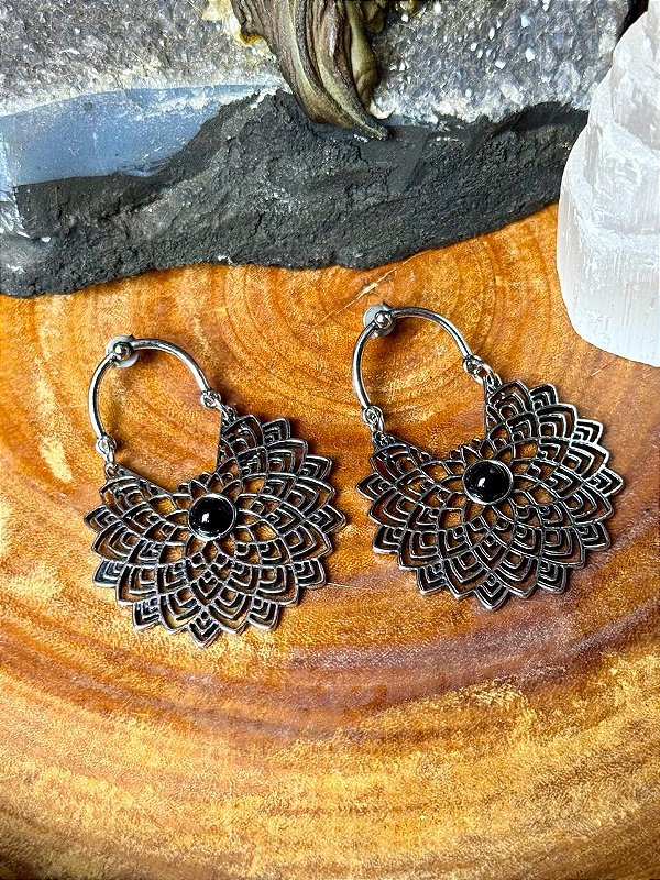 Brinco Mandala | Preto