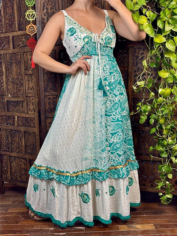 Vestido Matilda | Verde Água