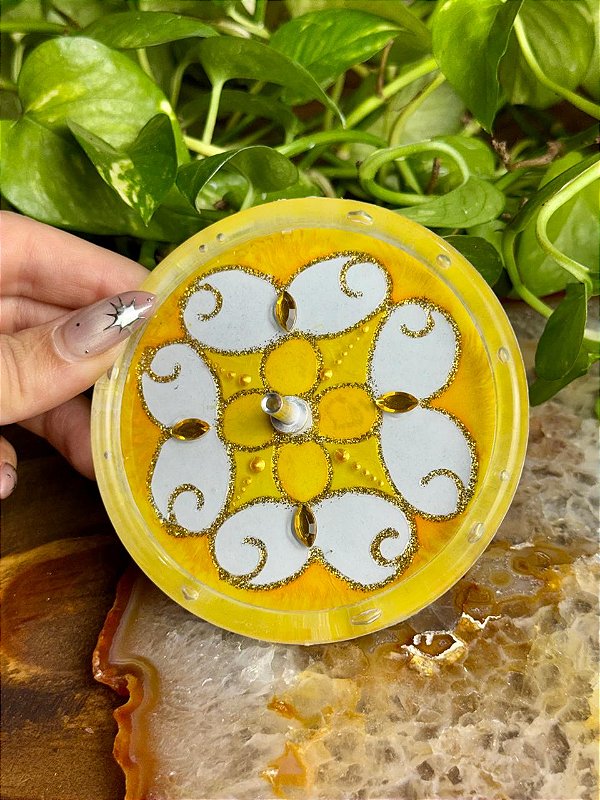 Incensário Mandala | Amarelo