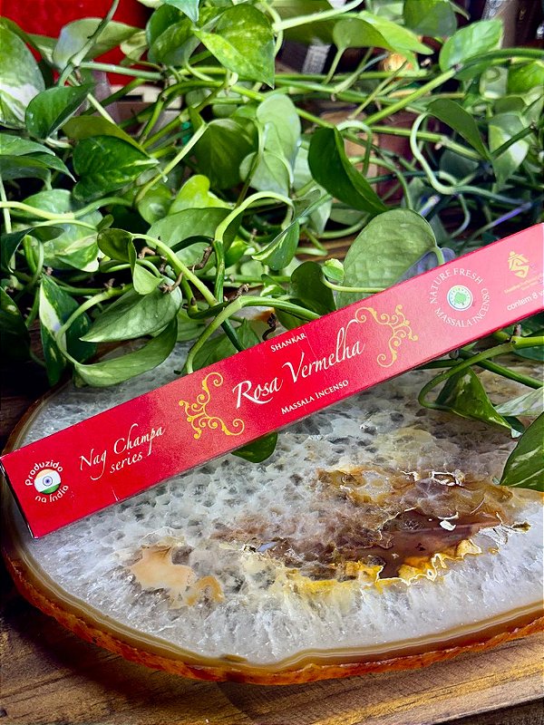 Incenso Nag Champa | Rosa Vermelha