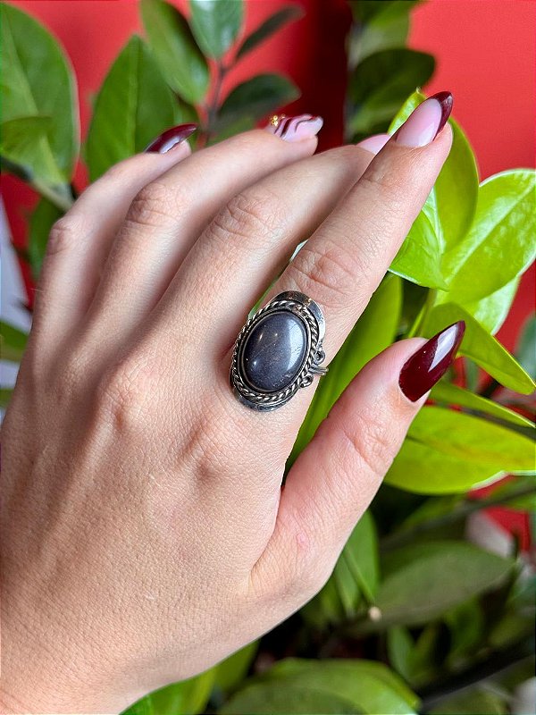 Anel Mudra | Hematita