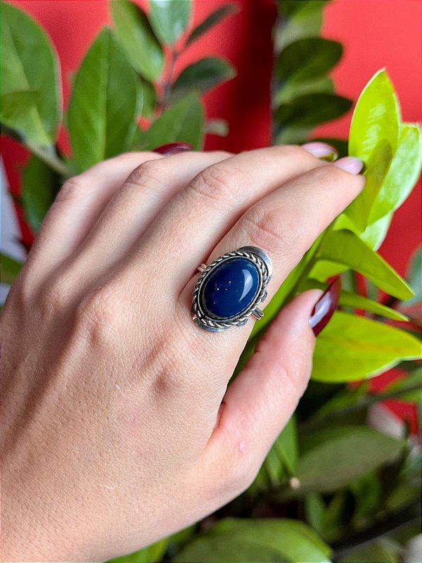 Anel Mudra | Resina Blue
