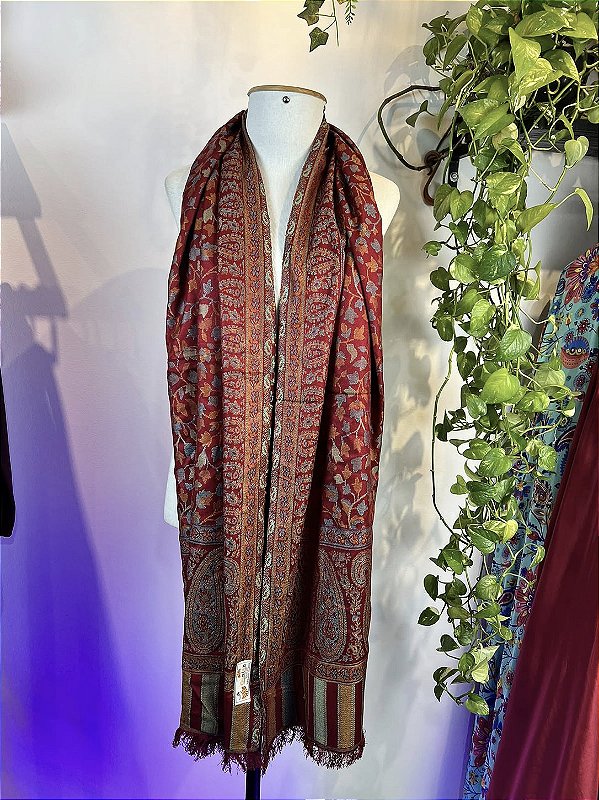 Pashimina Bohemian | Vermelha 1