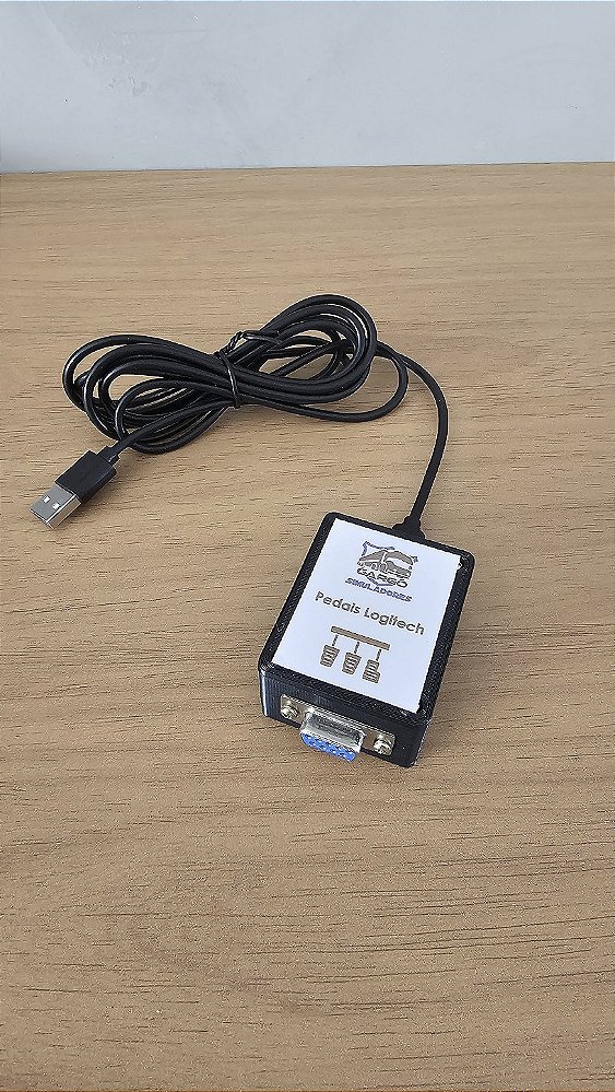 Adaptador de pedais Logitech para usb