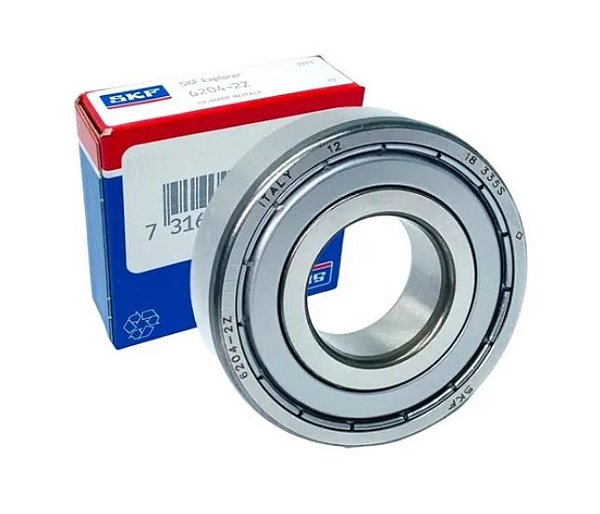 ROLAMENTO DE ESFERA 6204 ZZ C3 SKF 20x47x14