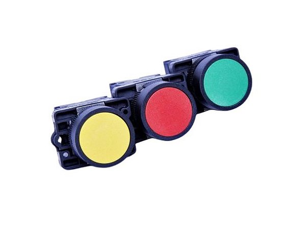 BOTOEIRA DE COMANDO 1NF 22MM VERMELHA TRON